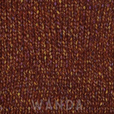 Wanda Mattone misto cotone viscosa lana lurex stampato Gr 50 |Tessiland